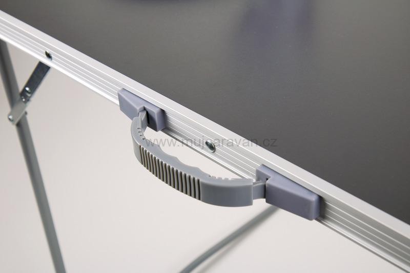 Kempingový stůl Jesper, tmavě šedý melír