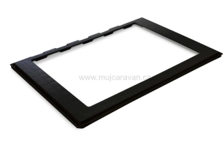 Montážní adaptér pro střešní okno MPK 70 x 50 cm, Fiat Ducato, černý přední