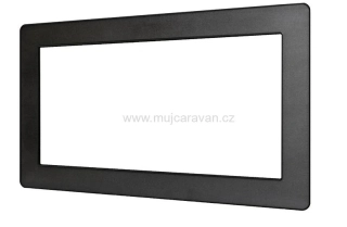 Krycí rám pro okna Acrylight - černý