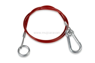 Bezpečnostní lanko s karabinou