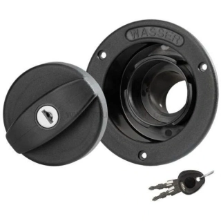 Plnící hrdlo s víčkem - černé