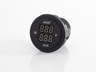 Duální LED voltmetr (MAIN / AUX)