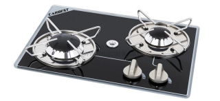 Vestavná plynová varná deska se 2 hořáky vedle sebe