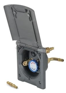 Servisní box pro venkovní sprchu bílý