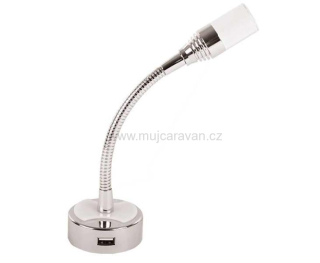 Flexibilní bodové LED světlo s nočním modem a USB